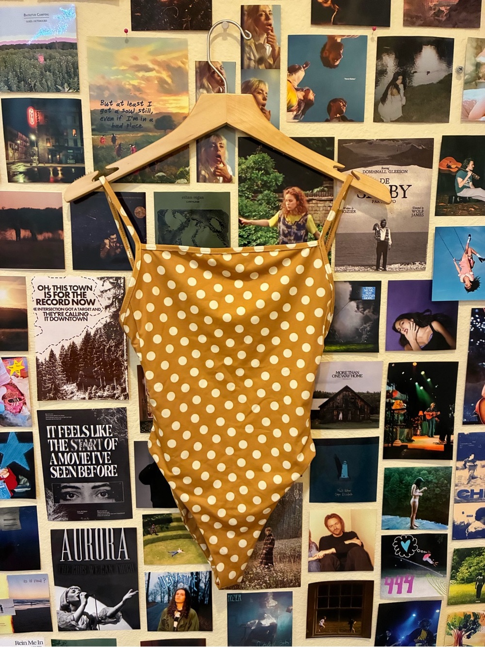 Mustard Polka Dot One Piece- Brand: Skin by SAME